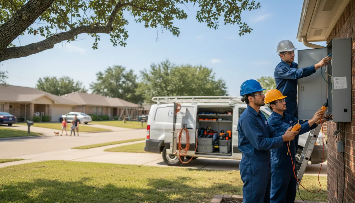 Certified electrician providing emergency electrical services in Round Top, NY
